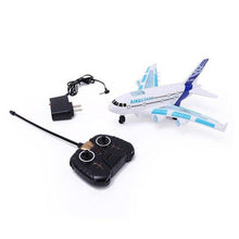 Boys Airbus380 Aircraft Remote Control Boys Airbus Toy Airplane Model Colorful Lights Music Electric Airplane Educational Toys