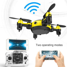 RC Helicopter Helicopter WiFi Pocket Drone 4Axis Gyro Quadcopter Foldable Selfie Drone RTF UAV Mini Headless Mode Drones New Hot