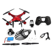 X8 RC Drone 2.4G FPV RC Quadcopter Drone with 720P/ 0.3 MP Adjustable Camera Altitude Hold 3D-Flip Long Flight Drone Model Toy