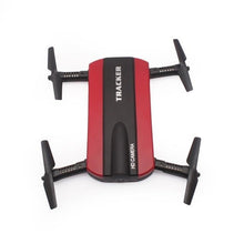 JINXINGDA 523 Tracker 2.4G Foldable Mini Selfie RC Drone Quadcopter With Wifi FPV Camera Altitude Hold G-sensor VS JJRC H37 tz