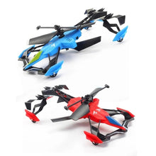 RC Helicopter Remote Control Aircraft Anti-fall Land and Air Dual-use Model with Gyro best Toy Safe Gift for Kids Children HOT!