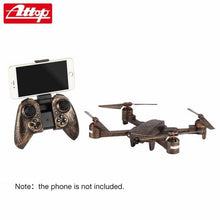 Attop X-PACK3 720P HD Camera WiFi FPV Foldable Pocket Drone 360-Flip Altitude Hold Headless Mode G-sensor RC Quadcopter hz