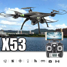 X53 Drone with 720M WIFI FPV and Phone Clip Auto-Return/Height Holding Surveillance with Remote Control Quadcopter