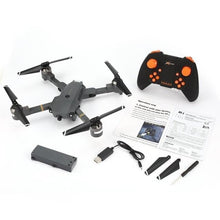 Attop 2.4GHz 6-axis Gyro Foldable Drone Wi-Fi 2MP HD Camera FPV RC Quadcopter Helicopter Headless Mode Altitude Hold 3D Flips