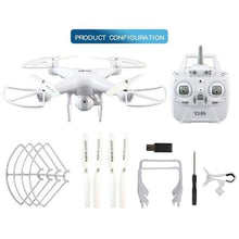 D68W-3 2.4G RC Selfie Smart Drone Quadcopter Aircraft UAV with 0.3MP Wifi FPV Live Video Camera Altitude Hold 360 Flips