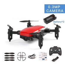 LF606 3 BatteriesMini RC Drone With 720P Camera FPV Quadcopter Foldable RC Drones HD Altitude Hold Mini Drone Children Kid Toys