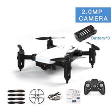 LF606 3 BatteriesMini RC Drone With 720P Camera FPV Quadcopter Foldable RC Drones HD Altitude Hold Mini Drone Children Kid Toys